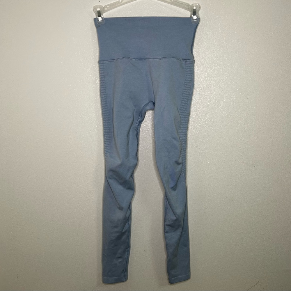 Alphalete light blue 27" inseam leggings